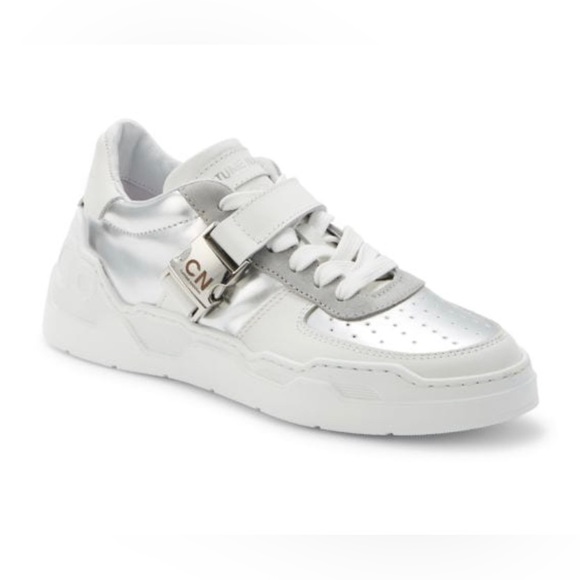 CNC Costume National Shoes - COSTUME NATIONAL Metallic Leather Sneakers. Size 38 B . New